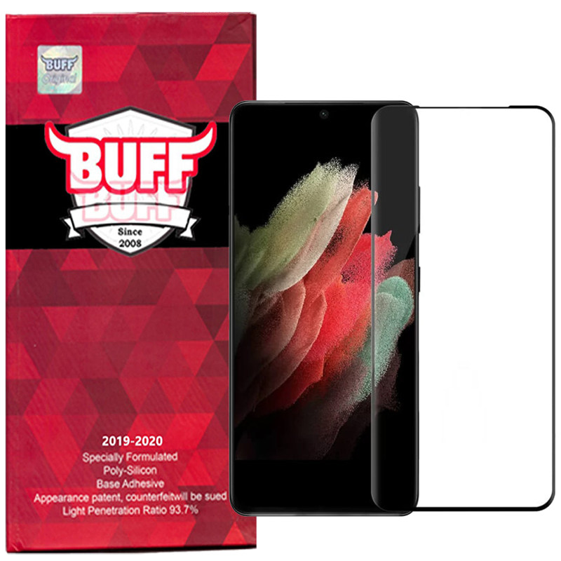 گلس گوشی سامسونگ Galaxy S21 Ultra بوف مدل Full-Glue - Buff Full-Glue Galaxy S21 Ultra Screen Protector