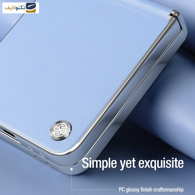 کاور گوشی سامسونگ Galaxy Z Flip 6 نیلکین مدل CamShield Flip Leather  - Nillkin CamShield Flip Leather case for Samsung Galaxy Z Flip6 5G
