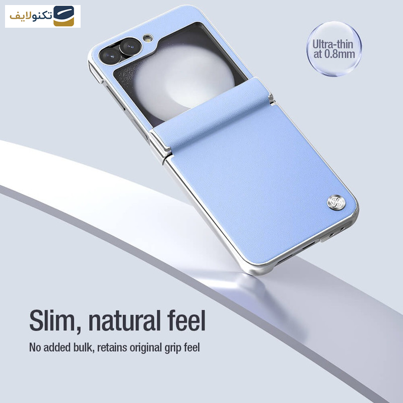 کاور گوشی سامسونگ Galaxy Z Flip 6 نیلکین مدل CamShield Flip Leather  - Nillkin CamShield Flip Leather case for Samsung Galaxy Z Flip6 5G