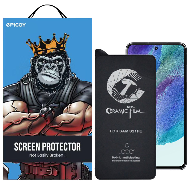 محافظ صفحه نمایش سرامیکی گوشی سامسونگ Galaxy S21 FE اپیکوی مدل CR7 - Epicoy CR7 Galaxy S21 FE Screen Protector