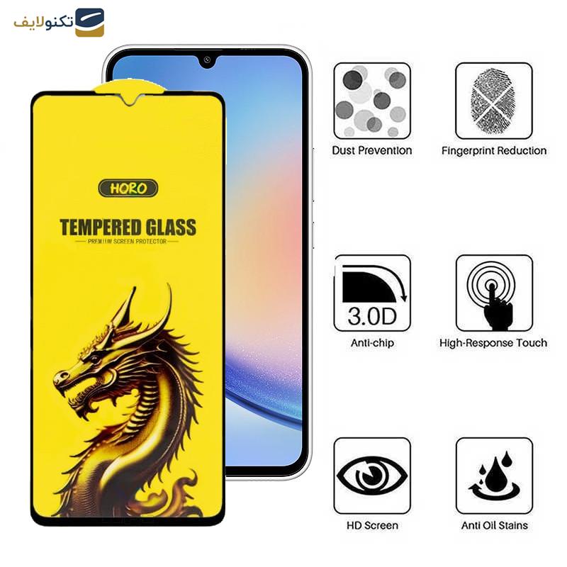 گلس گوشی سامسونگ Galaxy A25- A15 5G-4G - A24 4G- F34 اپیکوی مدل Golden Dragon - Epicoy Golden Dragon Glass Screen Protector For Samsung Galaxy A25- A15 5G-4G - A24 4G- F34