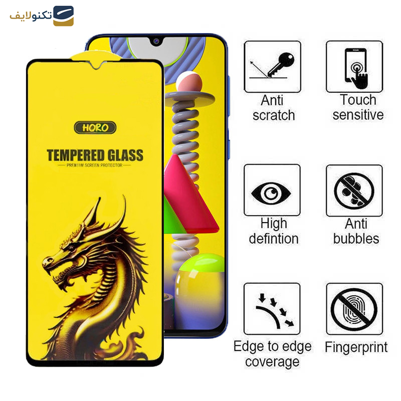 گلس گوشی سامسونگ Galaxy M31 4G- M21 2021 4G- F41 4G- F22 اپیکوی مدل Golden Dragon - Epicoy Golden Dragon Glass Screen Protector For Samsung Galaxy M31 4G- M21 2021 4G- F41 4G- F22