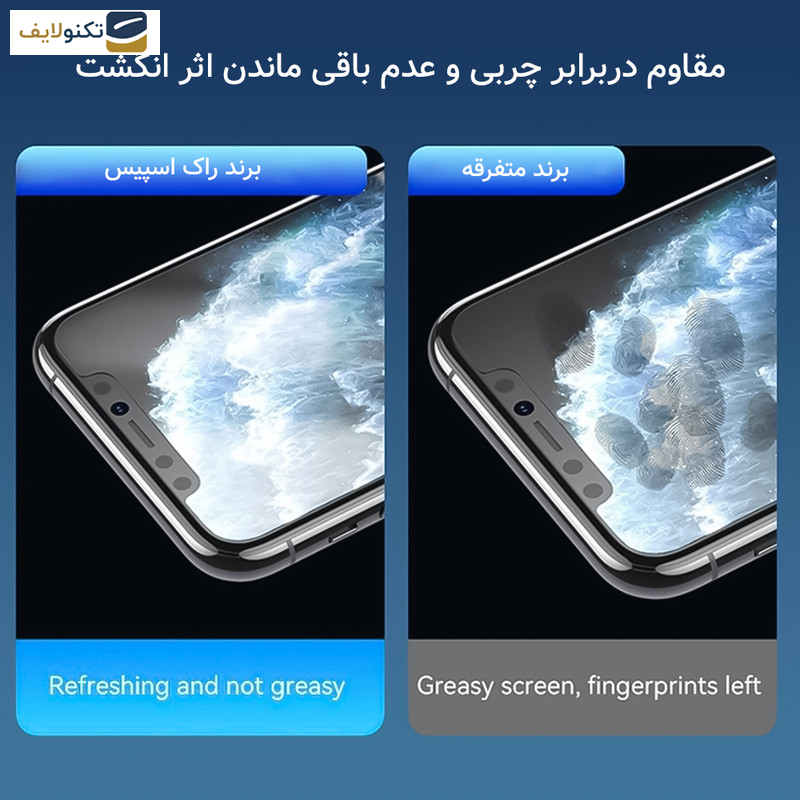 گلس حریم شخصی گوشی موتورولا G54 راک اسپیس مدل HyPRV  - Privacy screen protector Rockspace model HyPRV suitable for Motorola G54 mobile phone