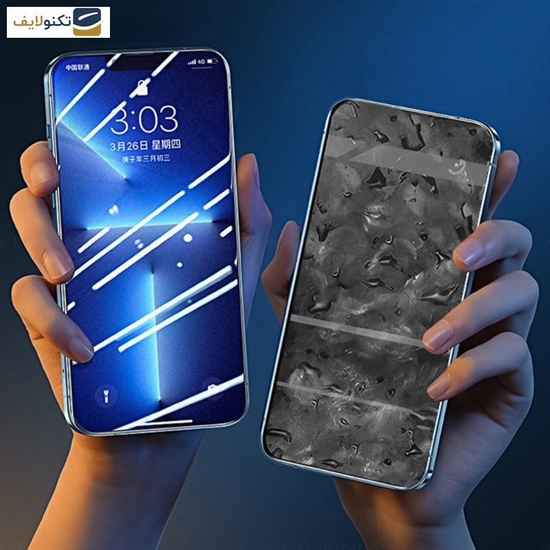 گلس حریم شخصی گوشی موتورولا G54 راک اسپیس مدل HyPRV  - Privacy screen protector Rockspace model HyPRV suitable for Motorola G54 mobile phone