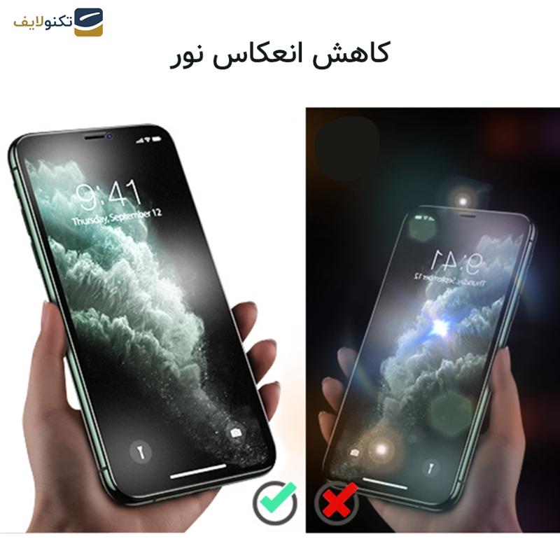گلس گوشی اپل iPhone 15 Pro Max راک اسپیس مدل HyMTT  - Rock space model HyMTT screen protector suitable for Apple iPhone 15 Pro Max mobile phone