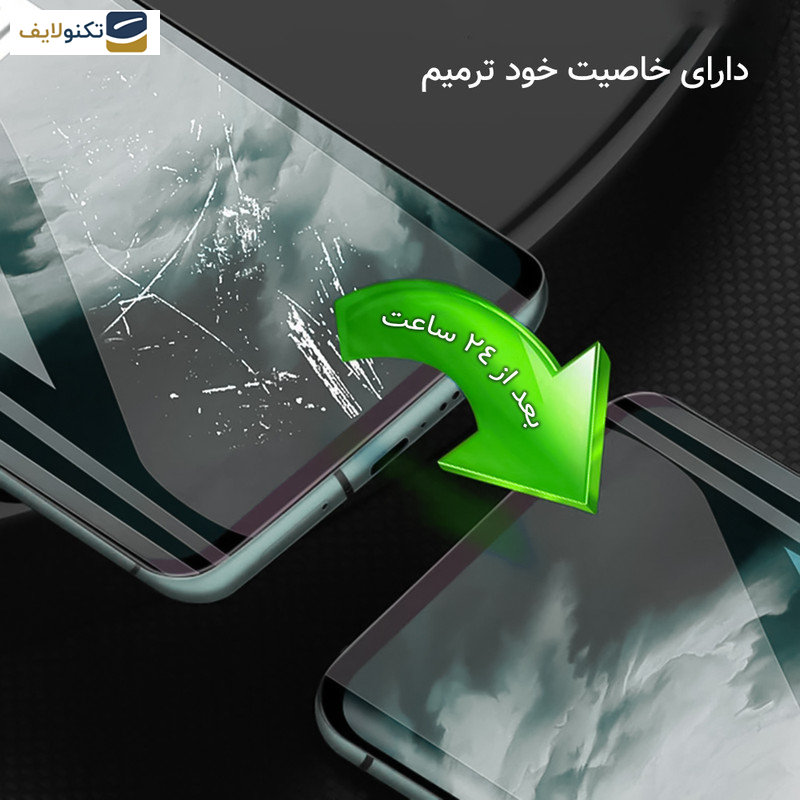 گلس گوشی موتورولا Moto G84 راک اسپیس مدل HyGEL   - Rockspace transparent screen protector HyGEL model suitable for Motorola Moto G84 mobile phone
