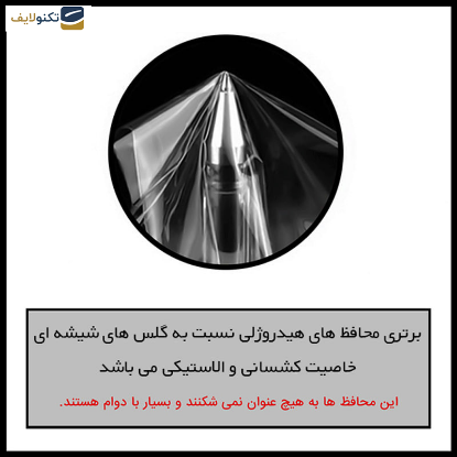 گلس پشت گوشی موتورولا Edge 40 Neo راک اسپیس مدل HyGEL   - Transparent Rockspace HyGEL phone back protector suitable for Motorola Edge 40 Neo mobile phone