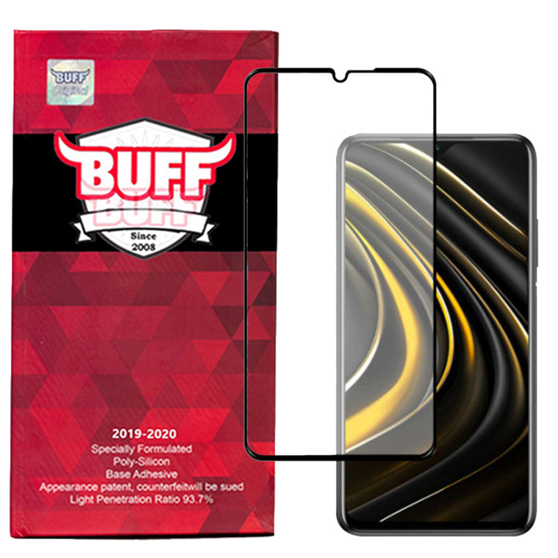 گلس گوشی شیائومی Mi Poco M3 بوف 5D مدل F33 - Buff F33 Mi Poco M3 5D Screen Protector