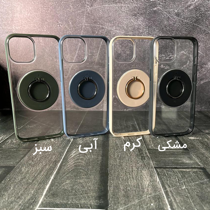 قاب گوشی iPhone 14 Plus کیو سریز مدل Magic Mask هولدر دار - قاب گوشی iPhone 14 Plus کیو سریز مدل Magic Mask هولدر دار