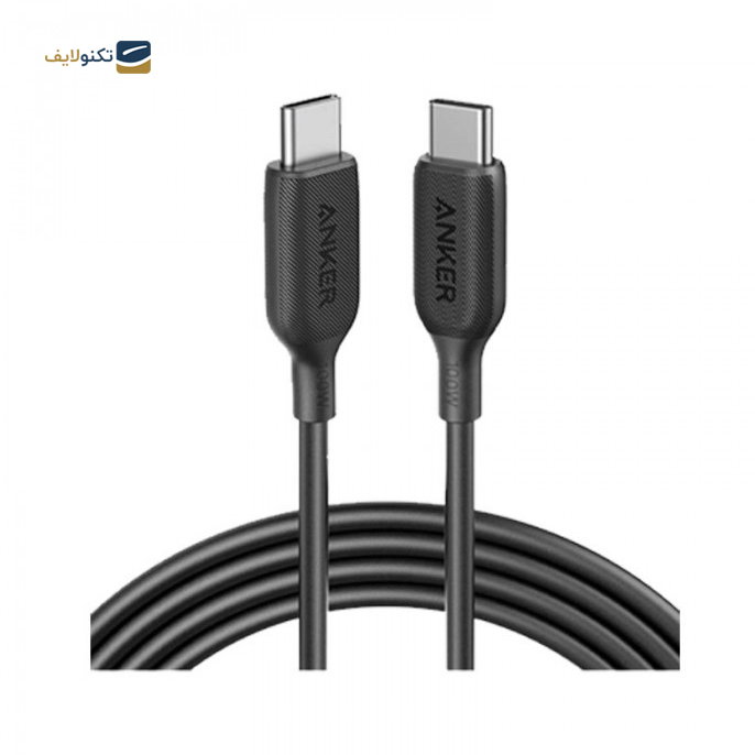  کابل دو سر تایپ سی انکر Anker A8856H11 طول 1.8 متر - Anker PowerLine III A8856H11 USB-C to USB-C The 100W Max Power Delivery Cable