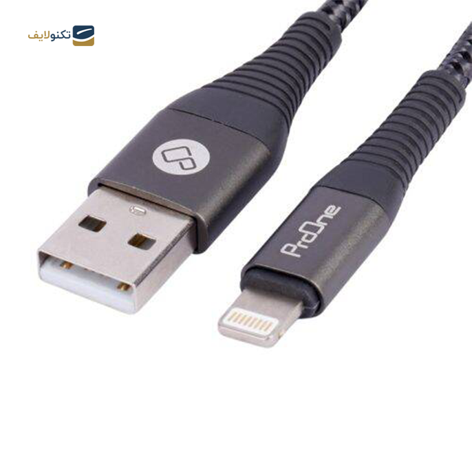 کابل لایتنینگ پرووان مدل PCC390L طول 1 متر - ProOne PCC390L 2A 1m Lightning Cable