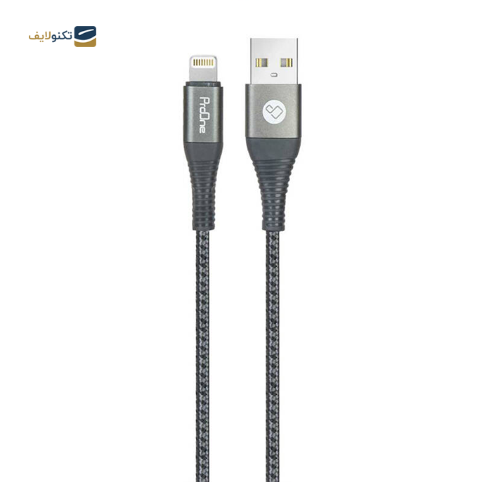 کابل لایتنینگ پرووان مدل PCC390L طول 1 متر - ProOne PCC390L 2A 1m Lightning Cable