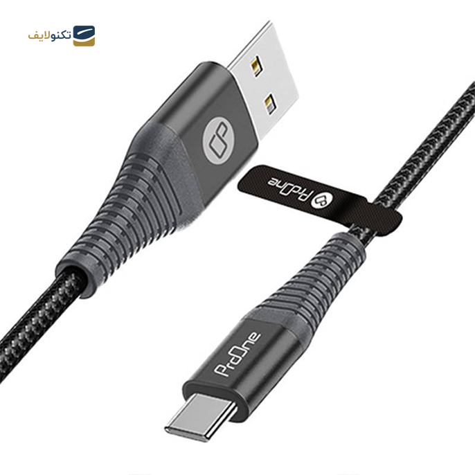 کابل تایپ سی پرووان مدل PCC390C طول 1 متر - ProOne PCC390C USB to Type-C Cable