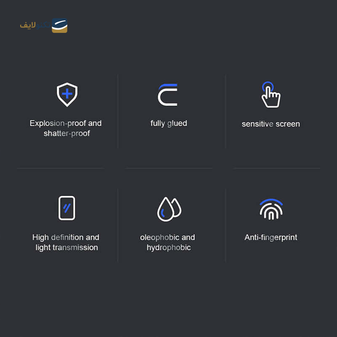  محافظ صفحه نمایش نیلکین مدل Impact Resistant مناسب برای گوشی  Galaxy S22 Ultra بسته دو عددی - Nillkin Impact Resistant