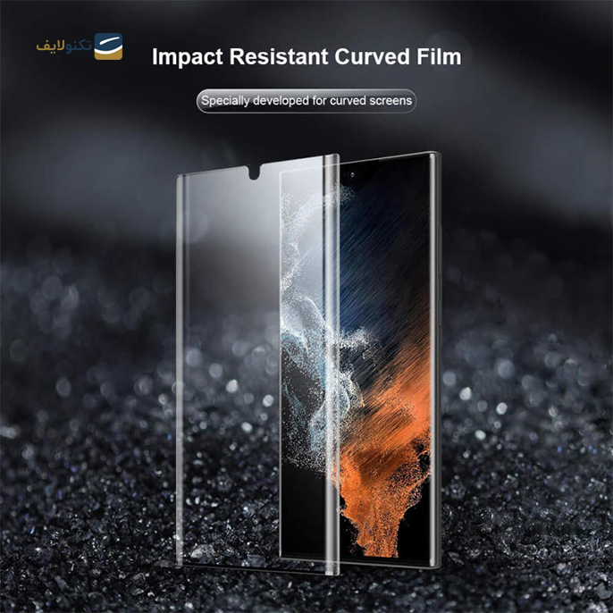  محافظ صفحه نمایش نیلکین مدل Impact Resistant مناسب برای گوشی  Galaxy S22 Ultra بسته دو عددی - Nillkin Impact Resistant