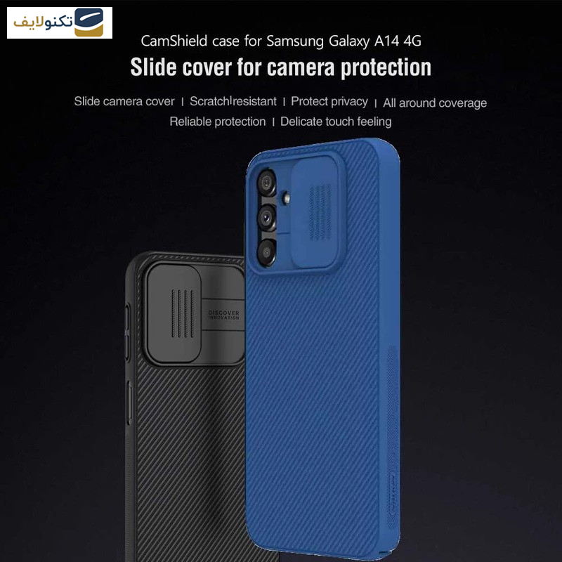 کاور گوشی سامسونگ Galaxy A14 4G-A14 5G نیلکین مدل CamShield - Nillkin CamShield cover case for Samsung Galaxy A14 4G-A14 5G