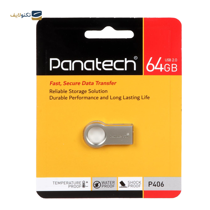 فلش مموری پاناتک مدل P406 ظرفیت 64 گیگابایت - Panatech P406 Flash Memory - 64GB