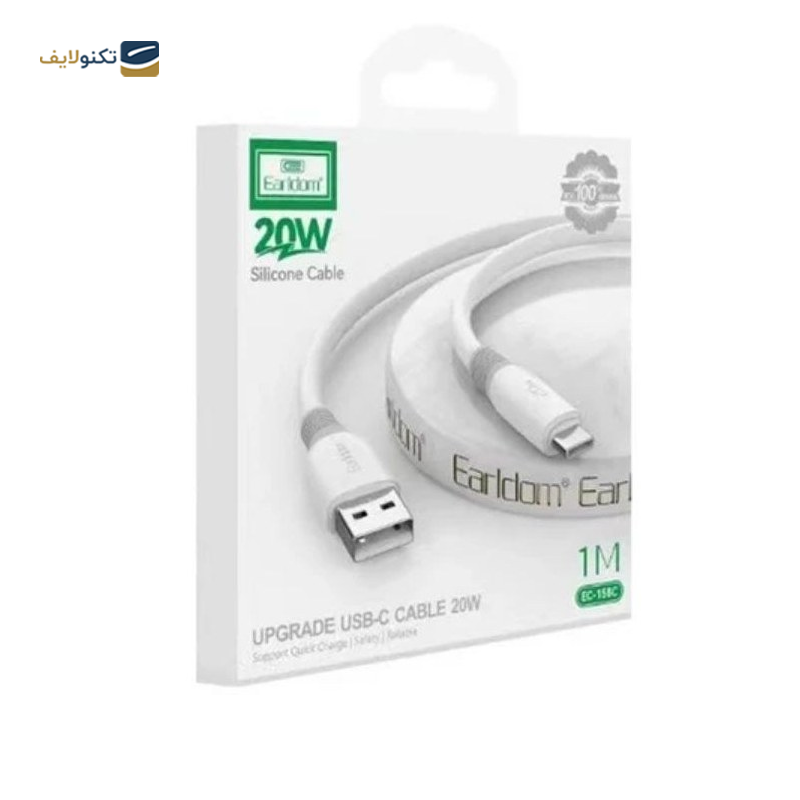 کابل تایپ سی ارلدام مدل EC-158C طول 1 متر - EC-158C