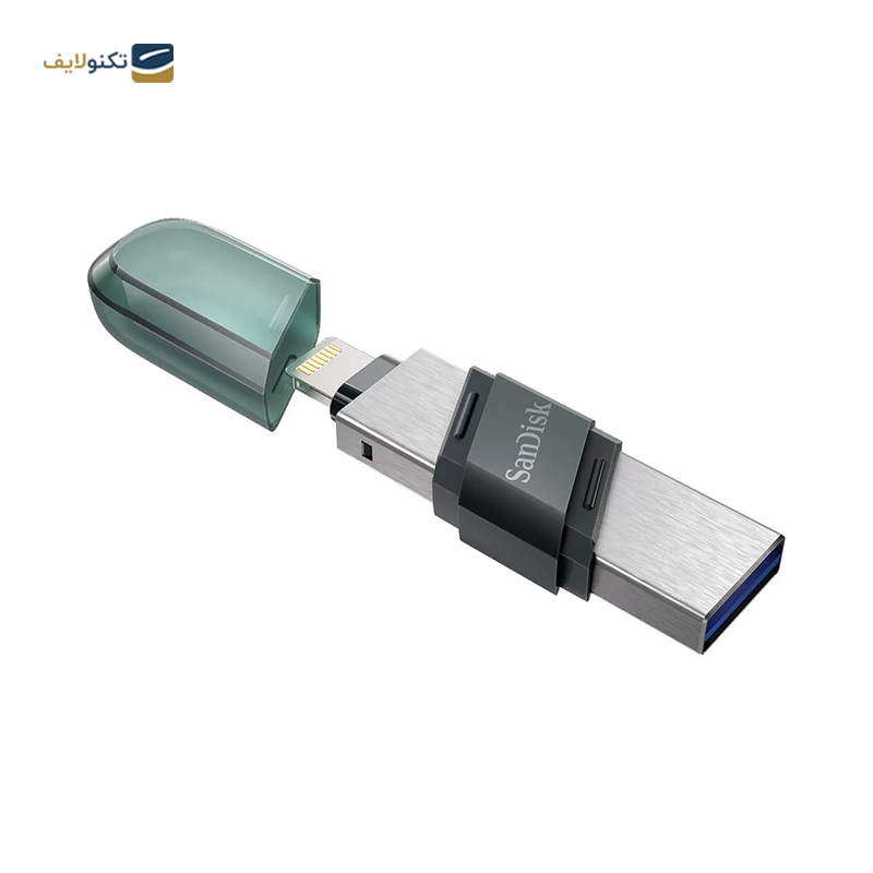  فلش مموری سن دیسک مدل iXPAND Flip ظرفیت 64 گیگابایت - SanDisk iXpand Flip USB and Lightning flash memory USB3.1 - 64GB