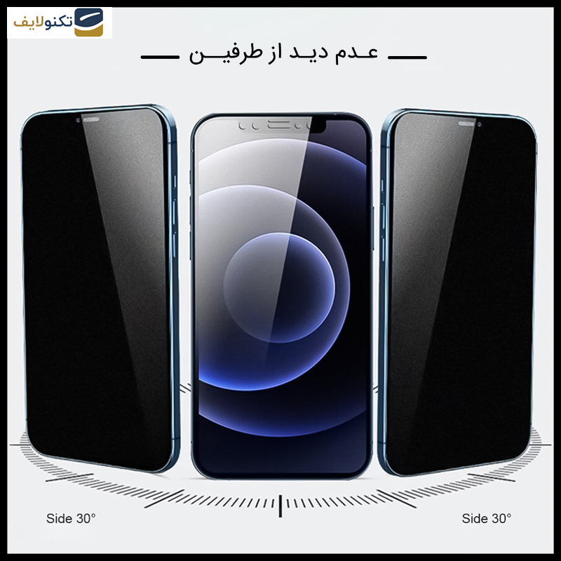گلس حریم شخصی گوشی موتورولا Edge 40 Pro راک اسپیس مدل PRV  - Rock space code PRV privacy screen protector suitable for Motorola Edge 40 Pro
