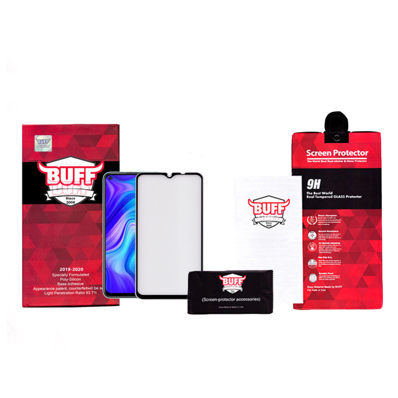 گلس گوشی شیائومی Redmi note 9 بوف 5D مدل F33 - Buff F33 Redmi note 9 5D Screen Protector