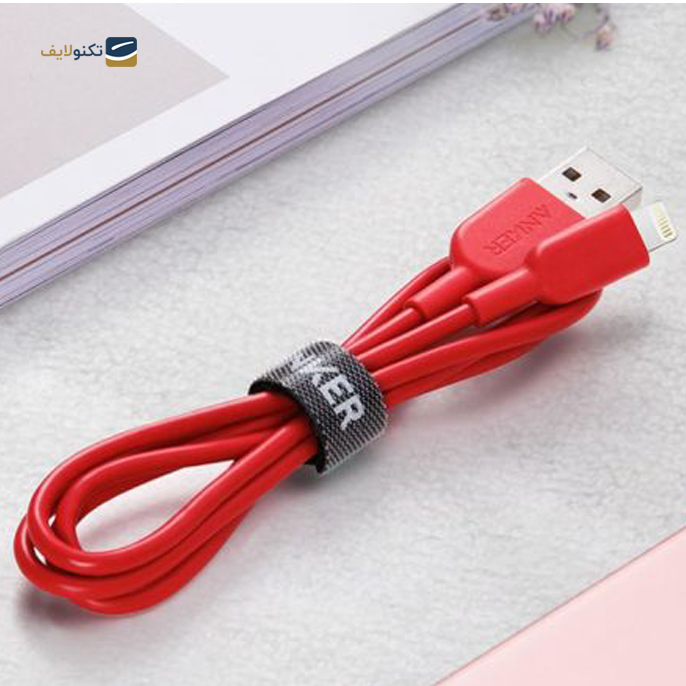  کابل تبدیل USB به لایتنینگ انکر مدل A8432 طول 0.9 متر - Anker A8432 USB To Lightning Cable 0.9m