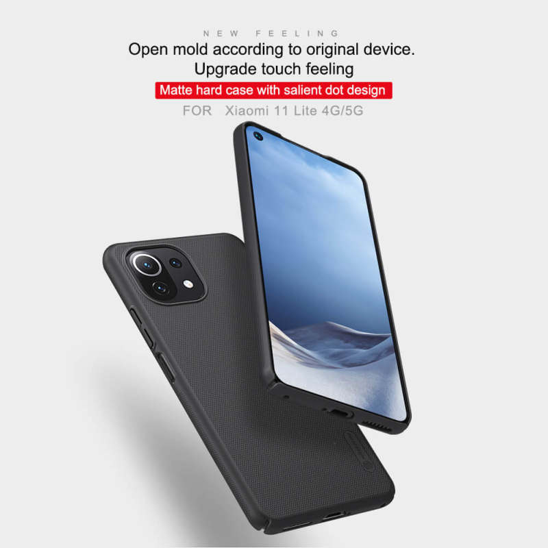 کاور گوشی شیائومی 11 لایت / 11 لایت 5G NE نیلکین مدل Frosted Shield - Nillkin Frosted Shield cover for 11 Lite / 11 Lite 5G NE