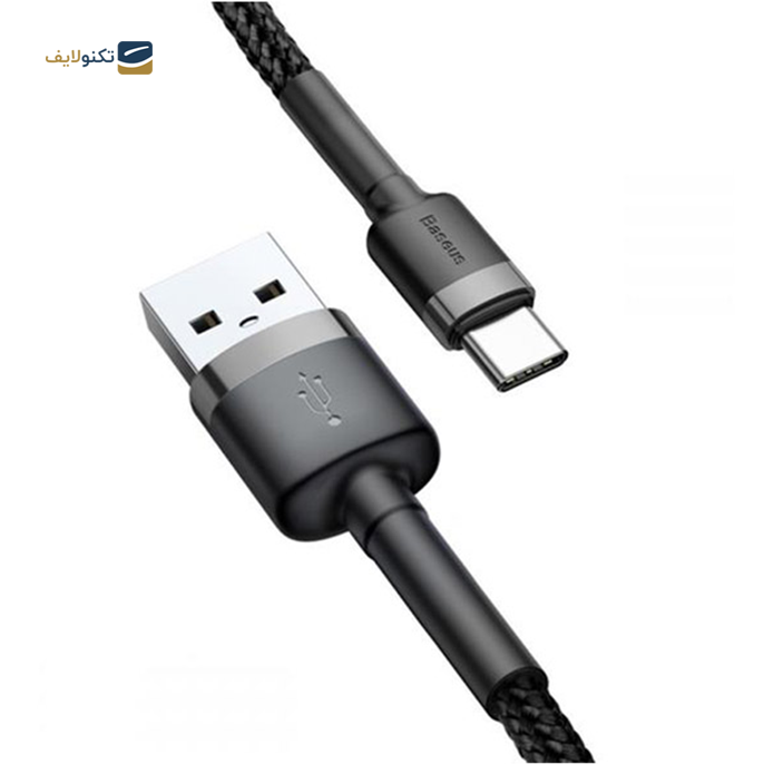 کابل تایپ سی باسئوس مدل Cafule طول 2 متر - Baseus Cafule USB To USB-C Data Cable 2m