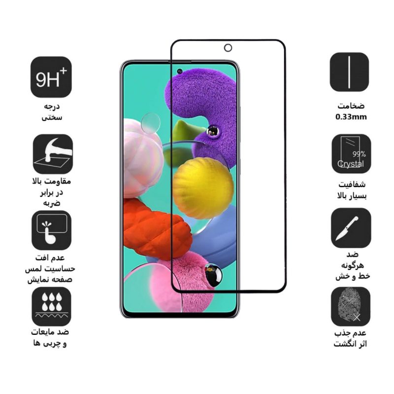 گلس گوشی سامسونگ Galaxy A51 بوف مدل مات Fm33 - Buff Matte Fm33 Samsung Galaxy A51 Screen Protecor