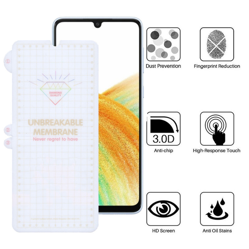 گلس گوشی سامسونگ Galaxy A33 5G/A50/A30 بوف مدل Hydrogel - Buff Hydrogel Samsung Galaxy A33 5G / A50 / A30 Screen Protecor