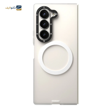 کاور گوشی سامسونگ Galaxy Z Fold 6 مدل یانگ کیت Hidden Sand Matte Texture MagSafe - 