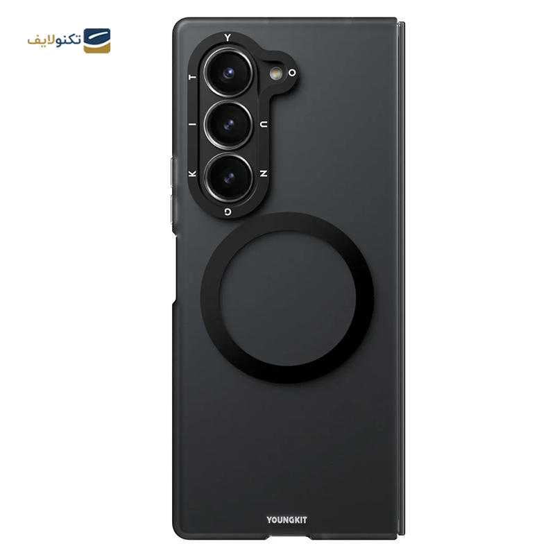 کاور گوشی سامسونگ Galaxy Z Fold 6 مدل یانگ کیت Hidden Sand Matte Texture MagSafe - 