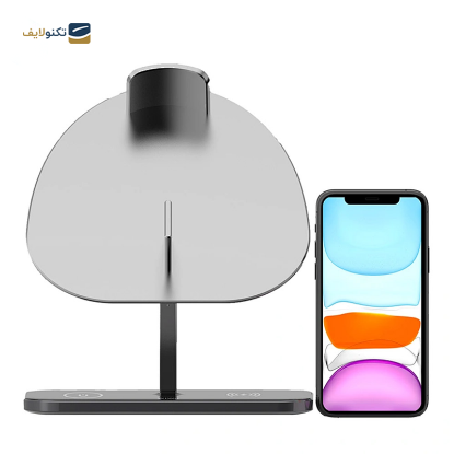 شارژر بی سیم ویوو مدل HUBBLE STAND WIRELESS CHARGER M15 توان 15 وات - WIWU HUBBLE STAND WIRELESS CHARGER M15