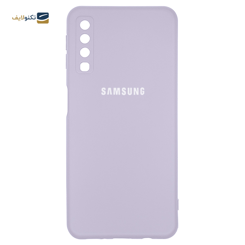 کاور گوشی سامسونگ Galaxy A7 (2018) مدل سیلیکونی محافظ لنزدار - Silicone lens protector Cover For Samsung Galaxy A7 (2018)