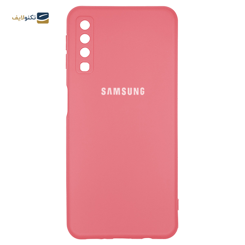 کاور گوشی سامسونگ Galaxy A7 (2018) مدل سیلیکونی محافظ لنزدار - Silicone lens protector Cover For Samsung Galaxy A7 (2018)