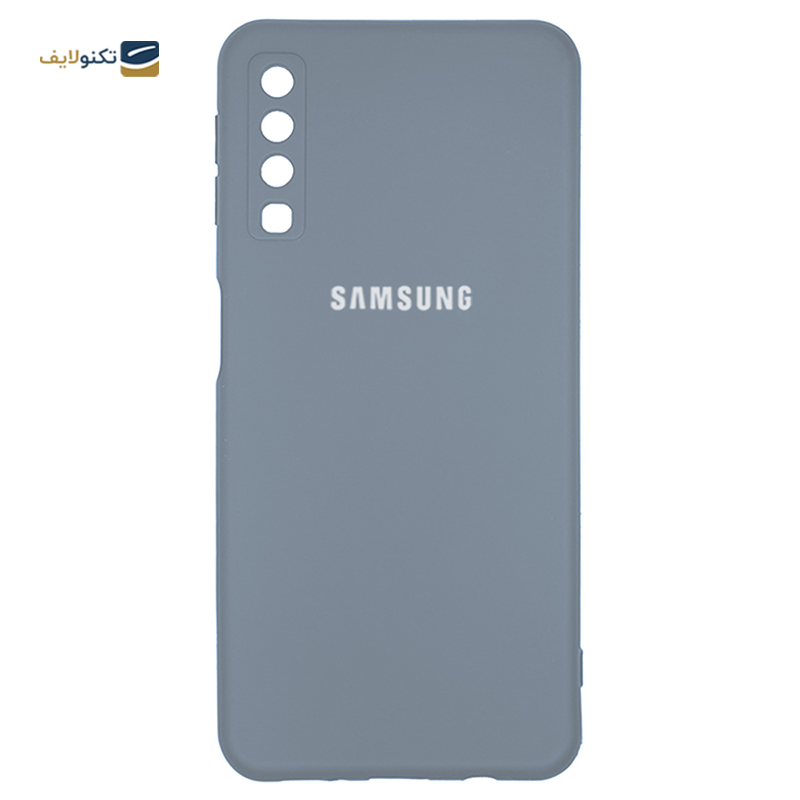 کاور گوشی سامسونگ Galaxy A7 (2018) مدل سیلیکونی محافظ لنزدار - Silicone lens protector Cover For Samsung Galaxy A7 (2018)