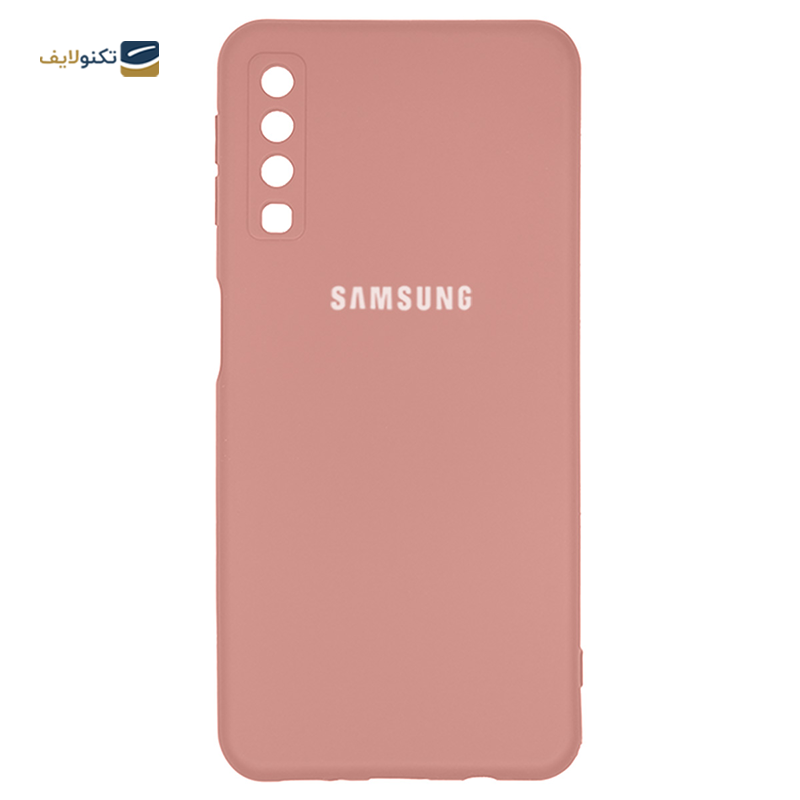 کاور گوشی سامسونگ Galaxy A7 (2018) مدل سیلیکونی محافظ لنزدار - Silicone lens protector Cover For Samsung Galaxy A7 (2018)