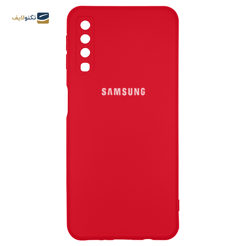 کاور گوشی سامسونگ Galaxy A7 (2018) مدل سیلیکونی محافظ لنزدار - Silicone lens protector Cover For Samsung Galaxy A7 (2018)