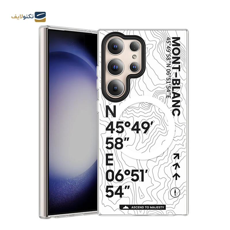 کاور گوشی سامسونگ Galaxy S24 Ultra مدل بنکس MagClap Mt. Blanc Phone Case - 