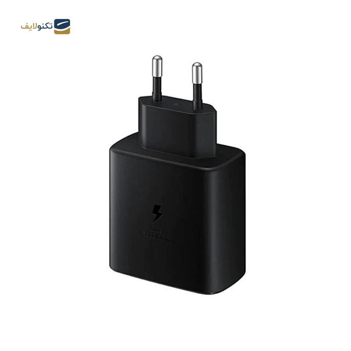 شارژر دیواری سامسونگ 5 ولت 3 آمپر بدون تبدیل مدل TA-845 توان 45 وات به همراه کابل تایپ سی - Travel Charger Samsung TA-845