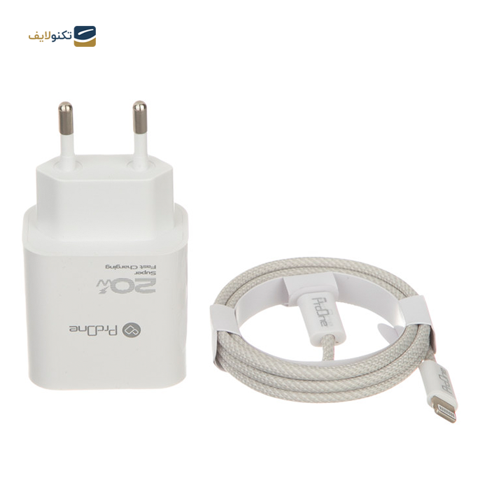  شارژر دیواری پرووان مدل PWC540 توان 20 وات به همراه کابل تایپ سی به لایتنینگ - ProOne PWC540 wall charger