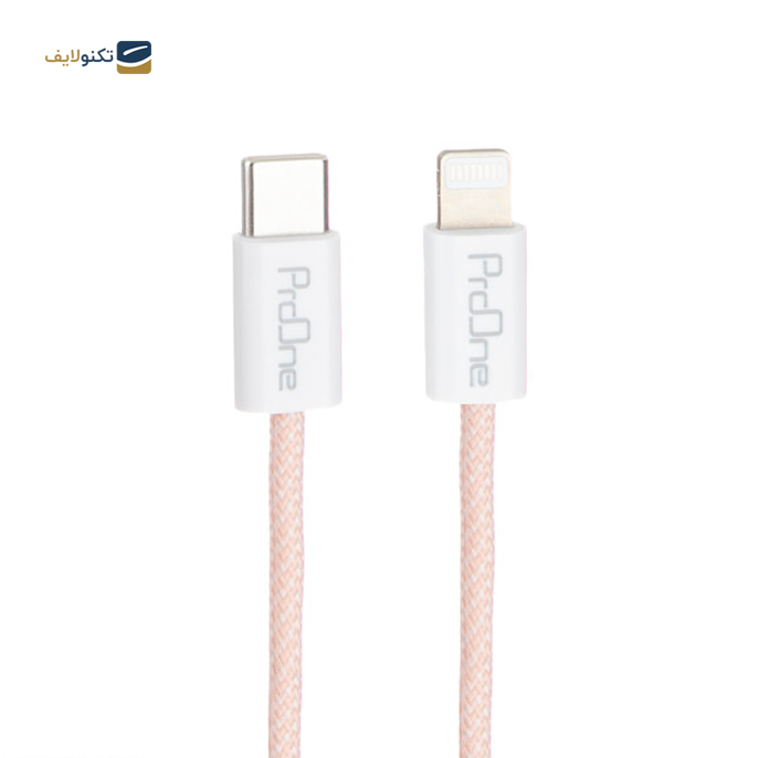  شارژر دیواری پرووان مدل PWC540 توان 20 وات به همراه کابل تایپ سی به لایتنینگ - ProOne PWC540 wall charger