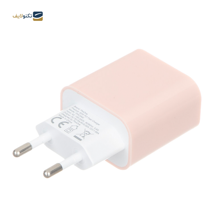  شارژر دیواری پرووان مدل PWC540 توان 20 وات به همراه کابل تایپ سی به لایتنینگ - ProOne PWC540 wall charger