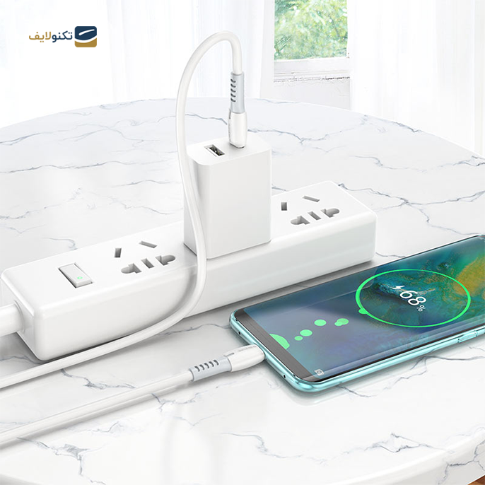  کابل دوسر تایپ سی بوروفون مدل BX62 طول 1 متر - BOROFONE BX62 Bonus USB-C to USB-C