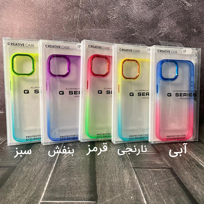 قاب گوشی iPhone 14 Pro کیو سریز مدل Creative Case - Q Series Creative case for IPHONE 14 Pro