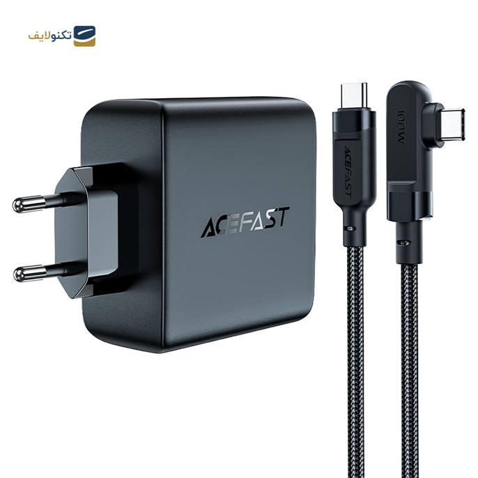 شارژر دیواری ایس فست مدل A37  - ACEFAST A37 PD100W GaN wall charger.