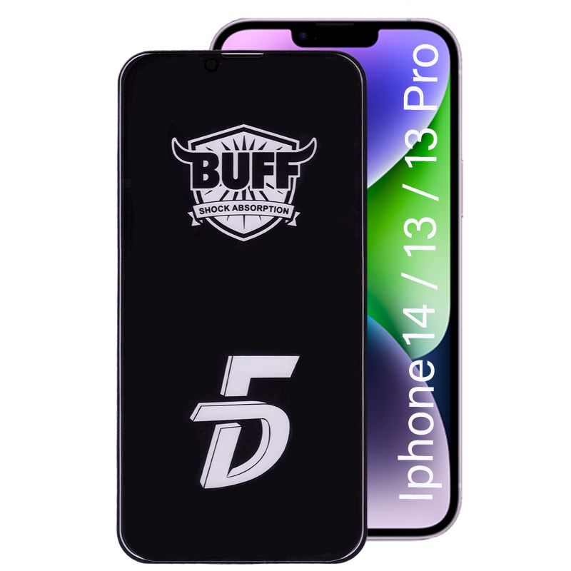 گلس گوشی اپل iPhone 14 / 13 / 13 Pro بوف 5D مدل F33-G - Buff 5D F33-G iPhone 14 / 13 / 13 Pro Screen Protector