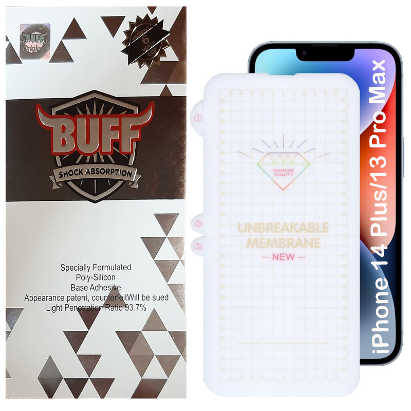 گلس گوشی اپل iPhone 13 Pro Max /14 Plus بوف مدل Hydrogel-G - Buff Hydrogel-G iPhone 14 Plus/13 Pro Max Screen Protector
