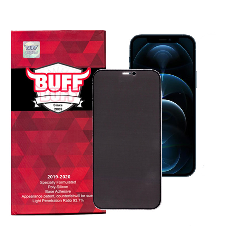 محافظ صفحه نمایش سرامیکی گوشی اپل iPhone 12 Pro بوف حریم شخصی مدل CFPr9 - Buff ceramic shield Privacy CFPr9 iphone 12 Pro Screen Protector