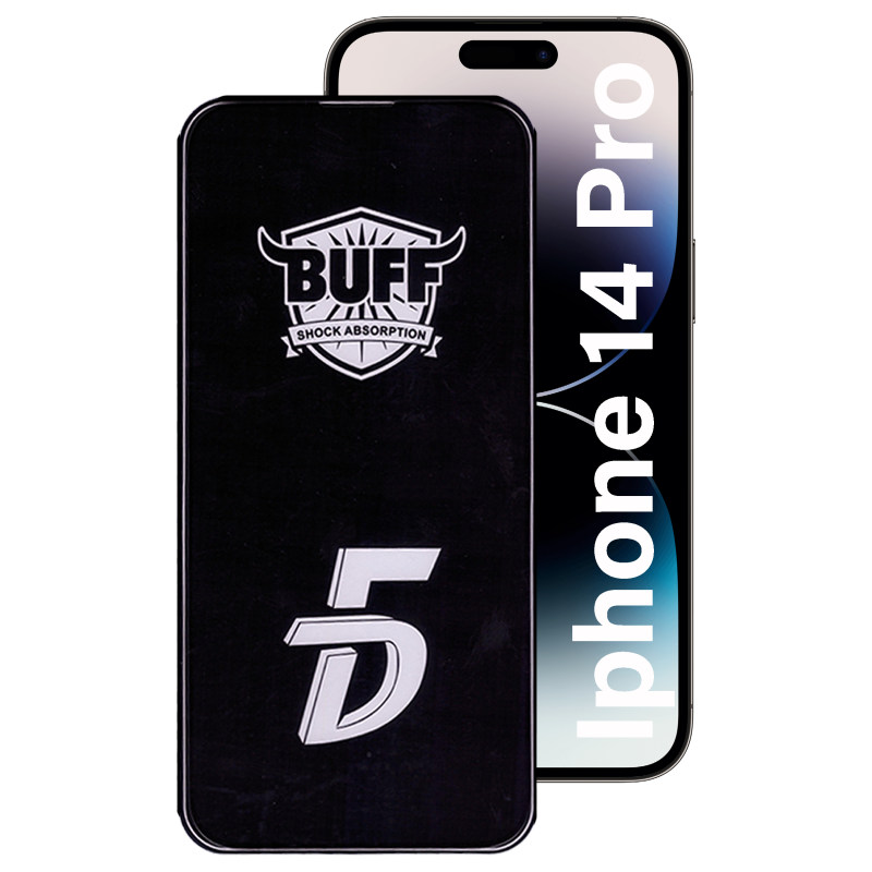 گلس گوشی اپل iPhone 14 Pro بوف 5D مدل F33 - Buff 5D F33 iPhone 14 Pro